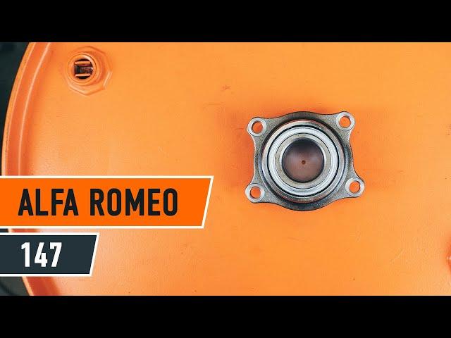 How to change front wheel bearing on ALFA ROMEO 147 (937) [TUTORIAL AUTODOC]