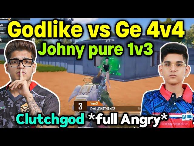 Godlike vs Global esports dropclash fight  Jonathan pure 1v3 clutch 