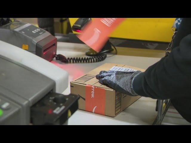 A look inside Amazon's Robotics Fulfillment Center in Richmond on Cyber Monday