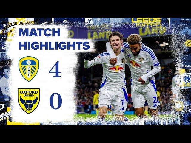 Highlights | Leeds United 4-0 Oxford United | An early Christmas present at Elland Road!