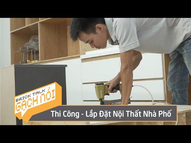 Thực tế  Thi Công - Lắp Đặt Nội Thất Gỗ Nhà Phố | OptiHome