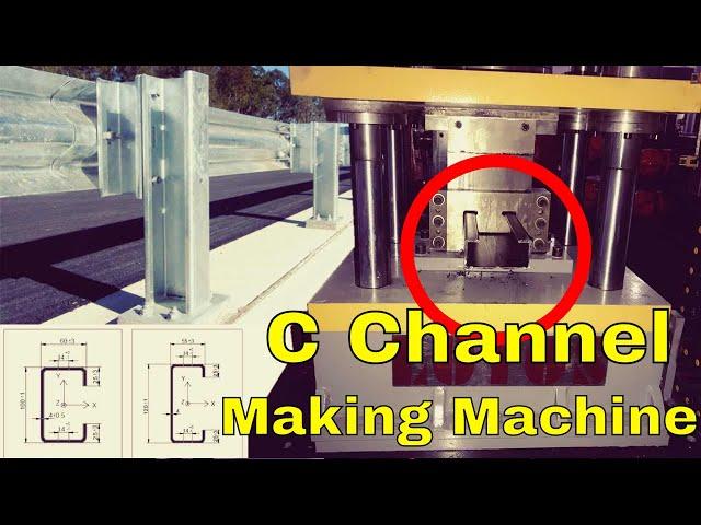 【C Channel Making Machine】: C Beam Roll Forming Machine | post beam making machine