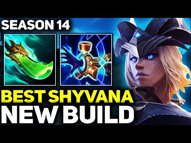 RANK 1 BEST SHYVANA IN THE WORLD NEW BUILD GAMEPLAY! | Season 14 League of Legends