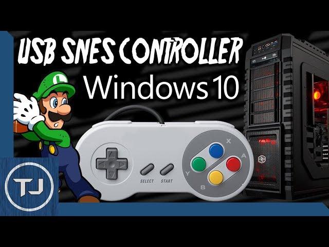 USB SNES Controller For Windows 10! (SNES9X Emulator Setup) 2017!