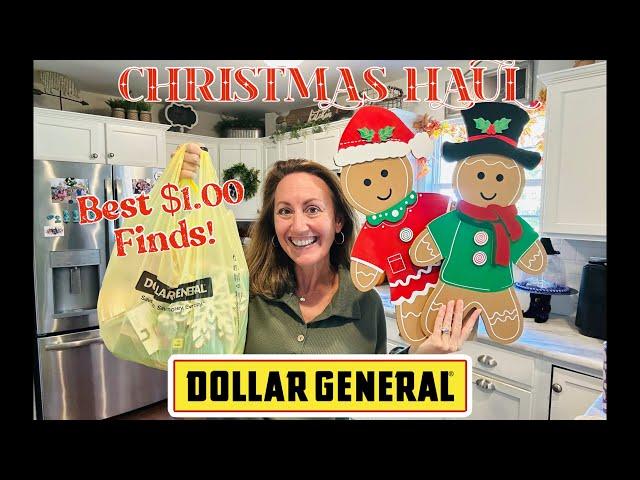 DOLLAR GENERAL CHRISTMAS HAUL | Best $1.00 Christmas Finds ️ Cheaper Than Dollar Tree!