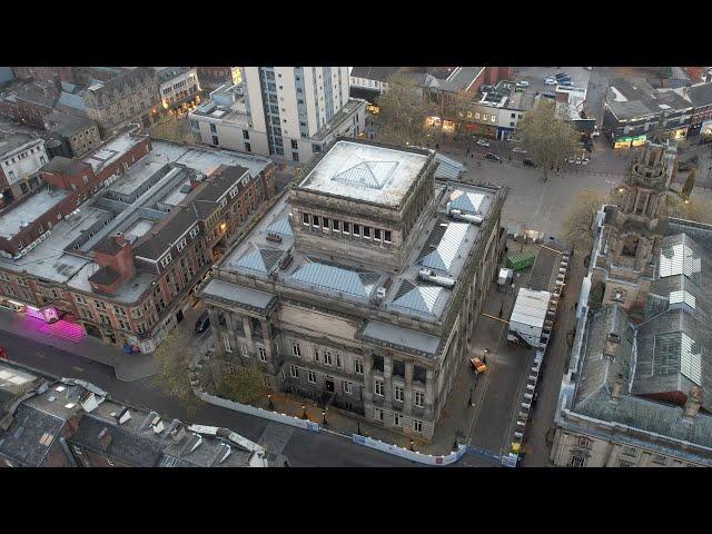 Preston / The Harris Museum / Lancashire / Drone