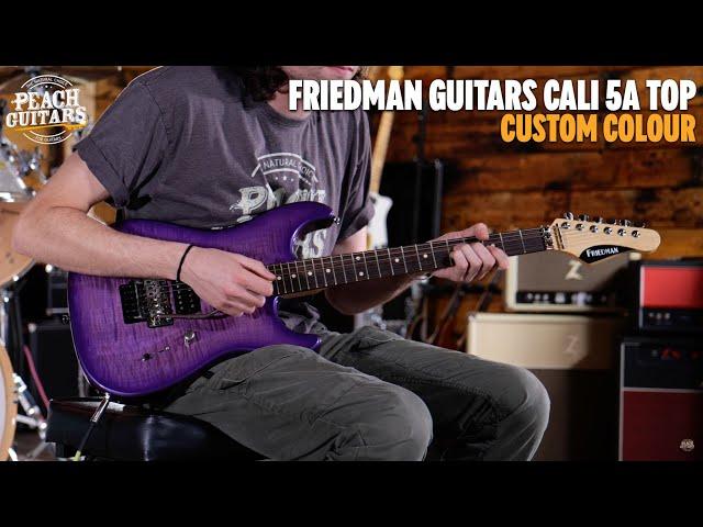 No Talking...Just Tones | Friedman Guitars Cali 5A Top | Custom Colour w/Purple Metallic Flake