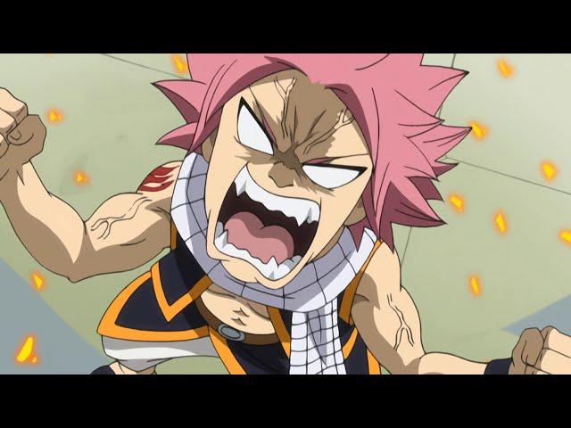 Fairy Tail - Natsu Dragneel - I'm all fired up now! (English Dubbed)