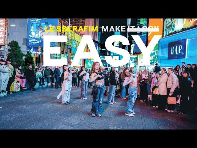 [KPOP IN PUBLIC NYC | TIMES SQUARE] LE SSERAFIM (르세라핌) 'EASY' Dance Cover by OFFBRND