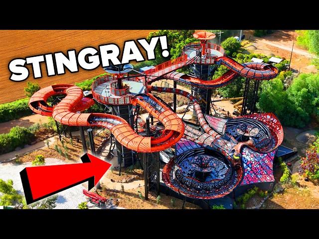 World's FIRST Stingray Waterslide! | Slide POV's at O'Gliss Park France