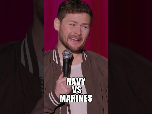 Drew Lynch | Navy VS Marines | #drewlynch #standup #jokes #comedyshorts