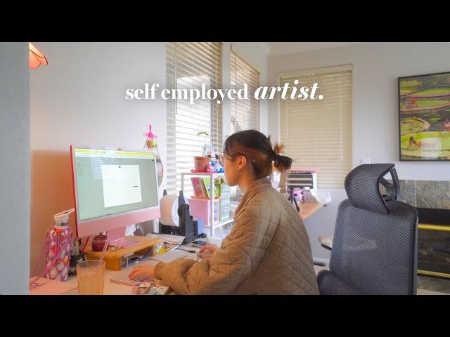 A *Realistic* Week In My Life As A Self Employed Artist ‍