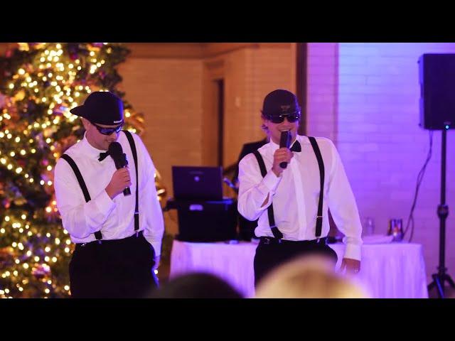 Surprise Rap! Brothers of the Bride Rap/Toast at Reception #weddingrap #weddingtoast #weddingspeech