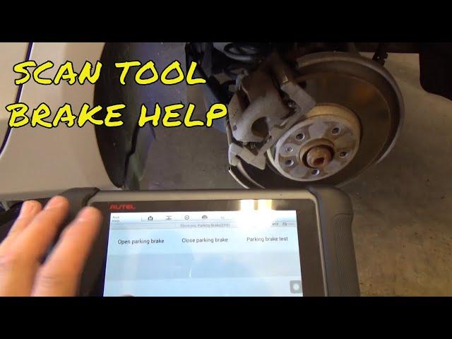 Replacing the Rear Brakes using Autel Scan Tool MS906BT VW Audi **Part 3 of 3**