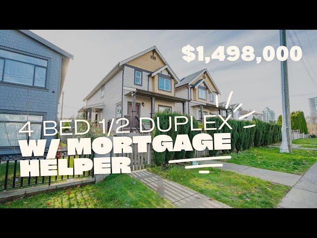 4 Bedroom 1/2 Duplex in Burnaby with Mortgage Helper for $1,498,000 | Mai Real Estate Group