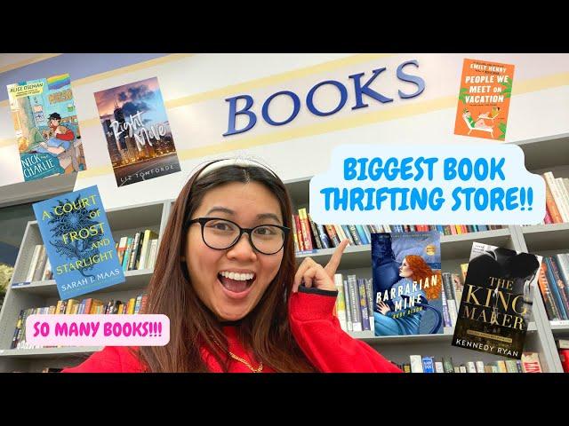 book thrifting at the BIGGEST goodwill!!