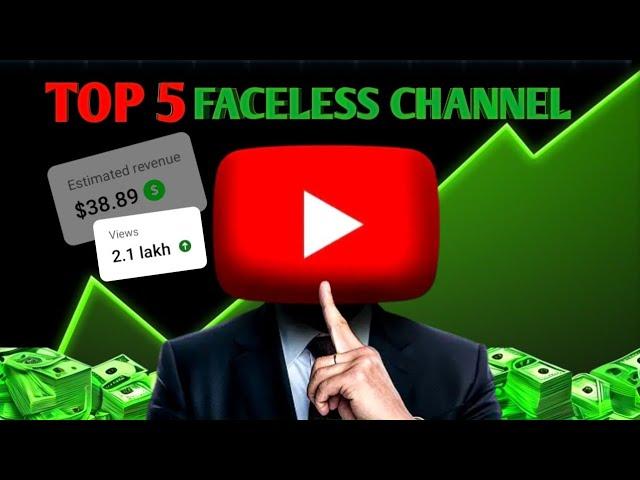 Top 5 Best Faceless YouTube Channel Ideas 2024 | High Growth & Earning