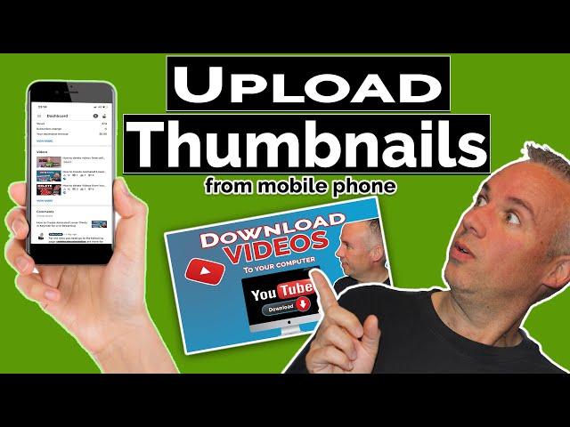 How To Upload A YouTube Thumbnail On Android And iPhone or Cell phone in 2020