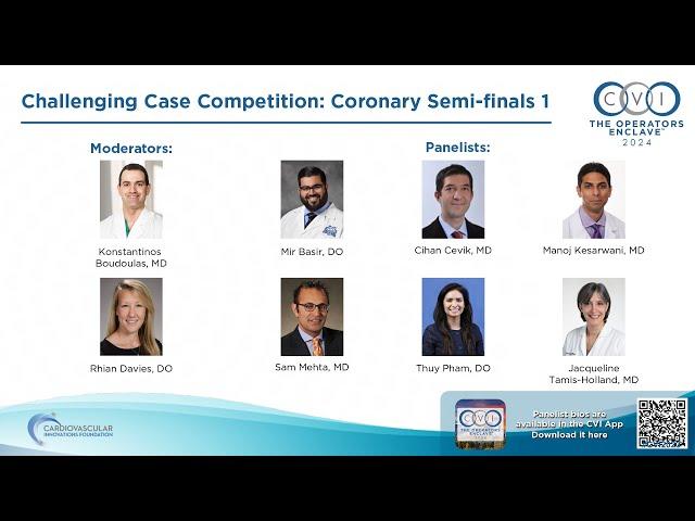 Challenging Case Competition - Coronary Semifinals 1 - CVI 2024