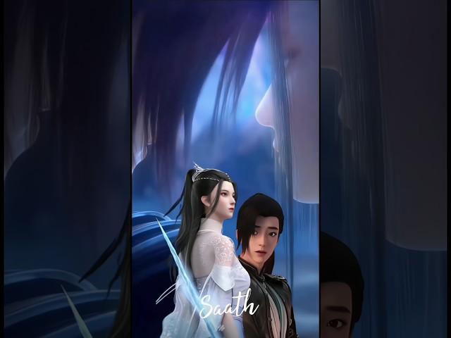 Against the gods  yun che and ni tian xie romantic moment  ni tian xie cute moments  #shhort