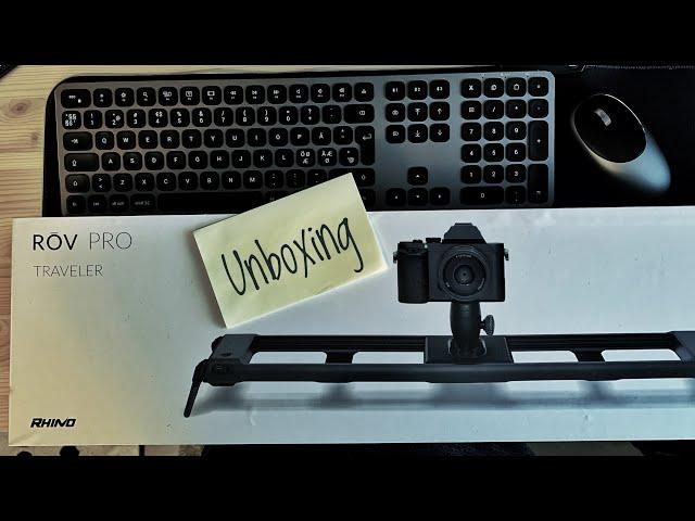 Rhino ROV pro traveler | unboxing | motorized slidder