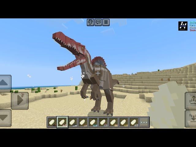 New Dinosaurs The Ingen Universe v2 Addon Update in MINECRAFT PE