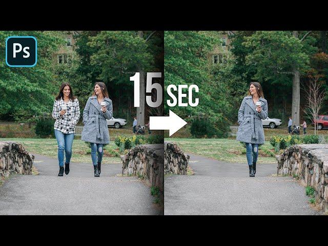 Remove People in 15 Seconds with Photoshop!