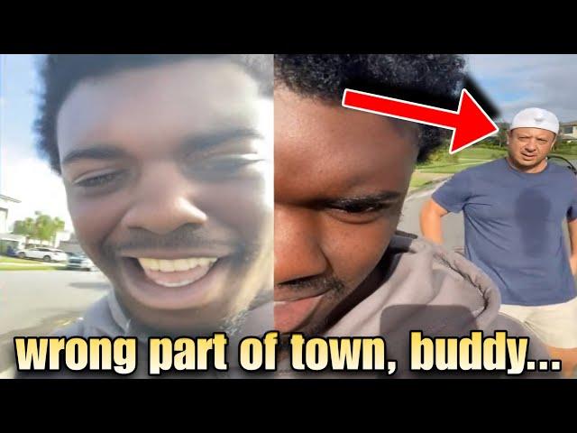 Black Man Gets Followed By Racist White Guys In His Neighborhood & Things Quickly Go Left!