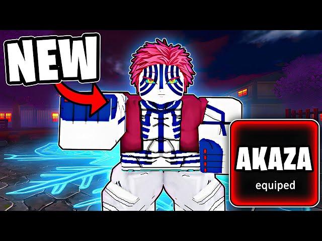 I Unlocked MYTHICAL AKAZA in the NEW Demon Slayer Battlegrounds Game (MUGEN)