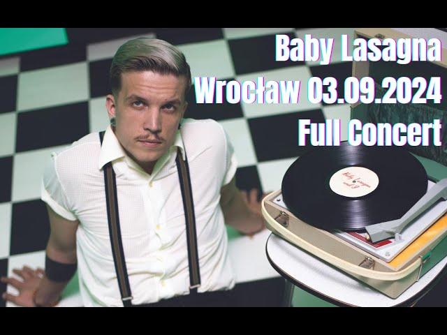 Baby Lasagna - Wrocław 03.09.2024 - Meow Back Tour - Full Concert