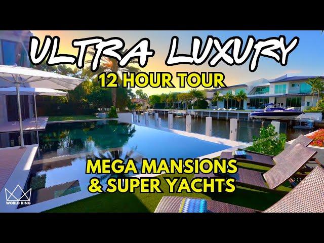 12-HOUR LUXURY TOUR: Best Mansions, Luxury Homes, Super Yachts & Mega Yachts of 2024