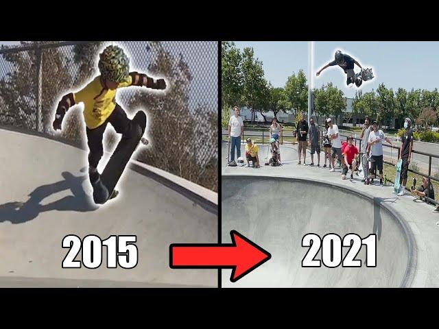 JD SANCHEZ 6 YEAR SKATE PROGRESSION!!!