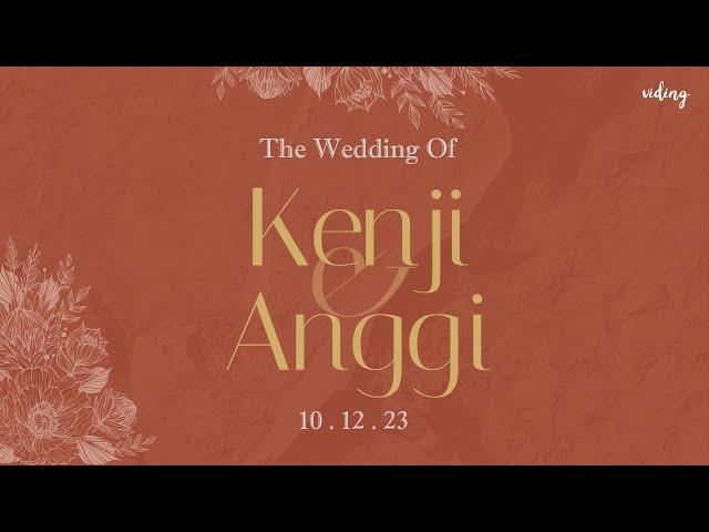 Kenji Ganessha & Anggi Marito Wedding Reception Live Streaming 10 December 2023