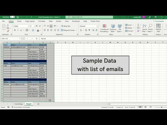 Excel VBA - Send Excel Tables via Outlook Emails