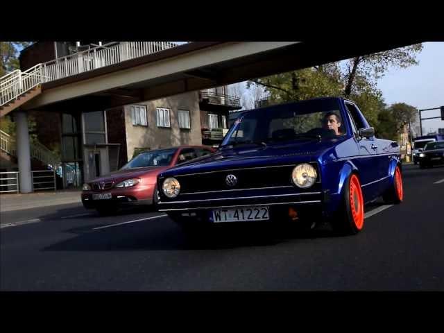 Air Ride - CADDY MK1 VW Rabbit - VolkSWAGen - Canon 5D - Strzelecki Video