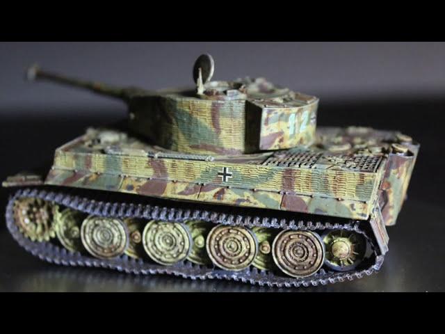 Panzer Tiger 1 Tank (Late w/ Zimmerit) 1:72 model