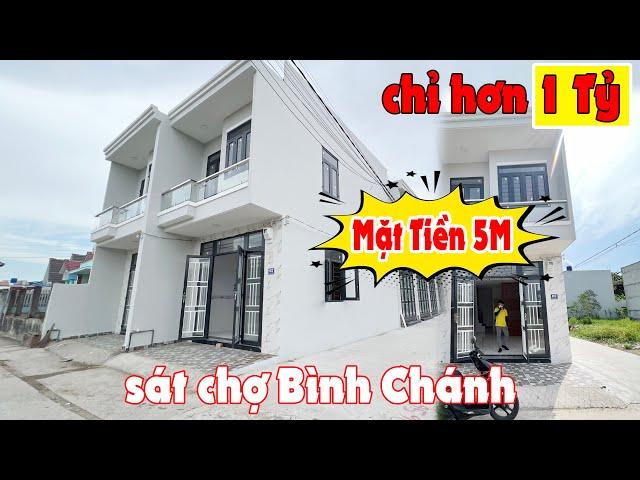 Bán Nhà Bình Chánh giá rẻ 2023 | Mặt Tiền Kinh Doanh 5m - sát chợ Bình Chánh