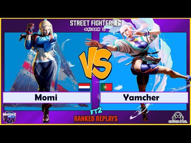 Street Fighter 6 - Momi (cammy) VS Yamcher (manon) *** Masterz TV