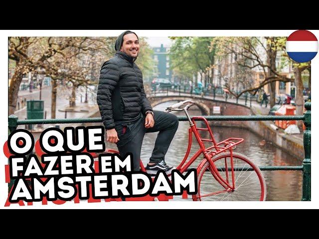 AMSTERDAM HOLANDA - DICAS e O QUE FAZER na CIDADE em 1 DIA?