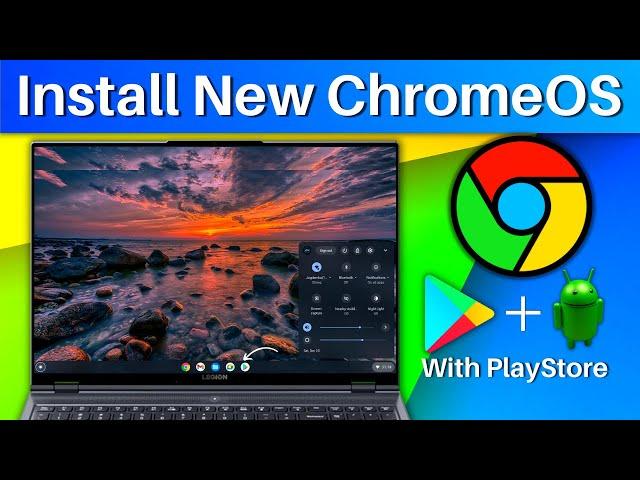 Chrome OS Install on PC + Play Store | 2024