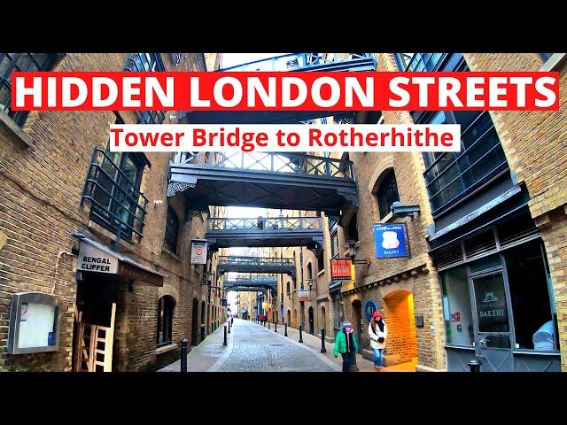 HIDDEN London walk Tower Bridge to Rotherhithe | UNSEEN LONDON walks