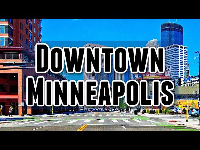 Minneapolis, Minnesota - Driving Tour of Downtown Minneapolis