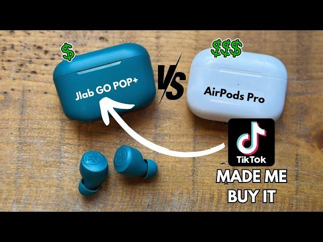 TikTok Made Me Buy It! - Jlab Go POP+ vs Airpods Pro