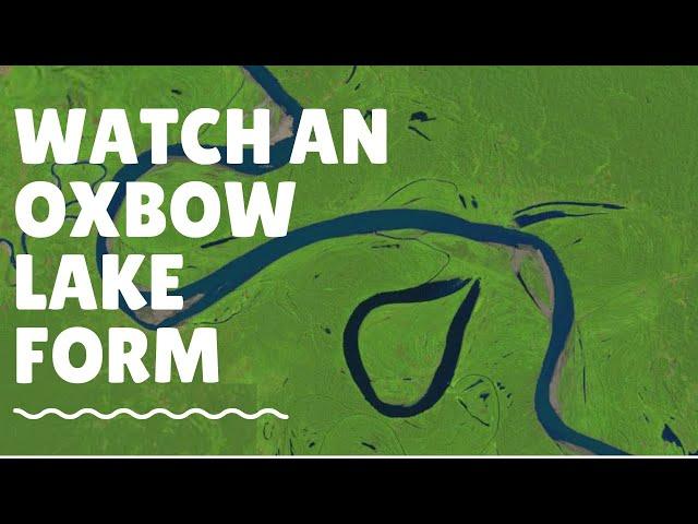 Watch An Oxbow Lake Form: Ucayali River: 1985 - 2013