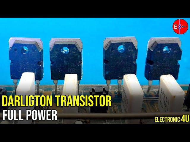 How does a Darlington transistor work?