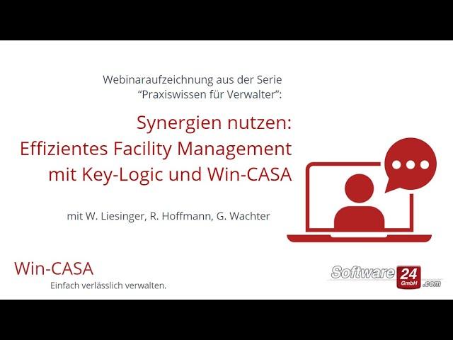 Effizientes Facility Management mit Win-CASA und Key-Logic: Webinar