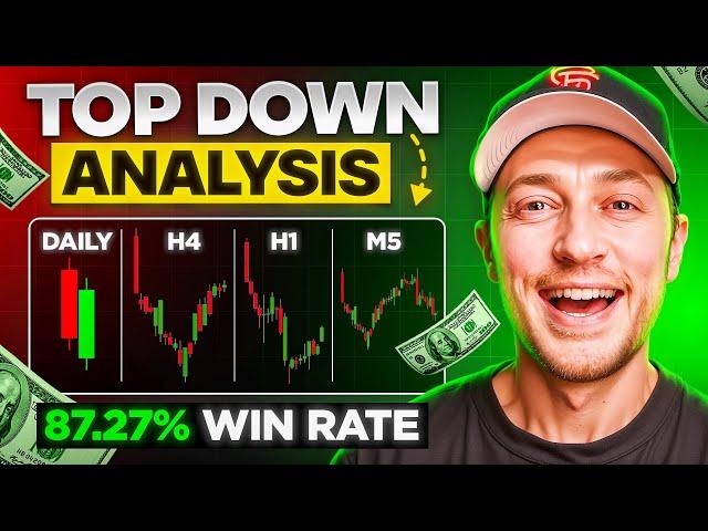 Ultimate Top Down Analysis Trading Strategy (87.27% WIN RATE)