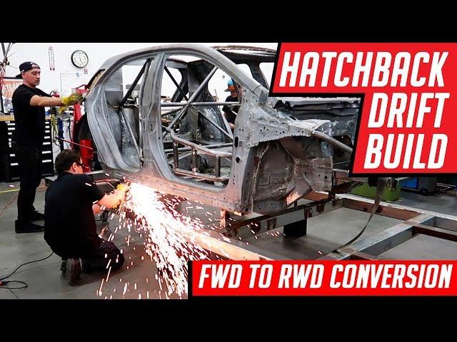 Drift Car Build FWD Corolla Hatchback to RWD 1000 Horsepower Conversion