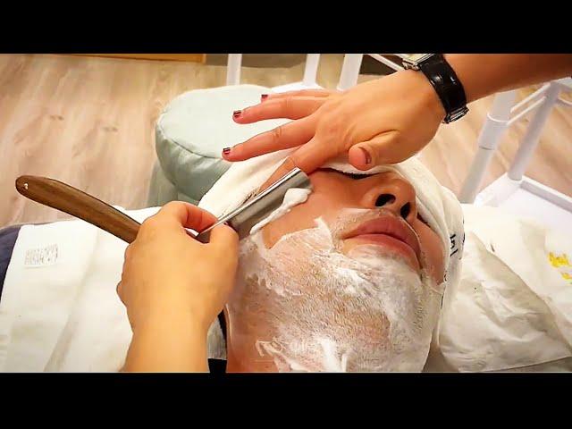 Feel the Rush! Fast ASMR Shaving by a Pro Barber | (2 videos combined)