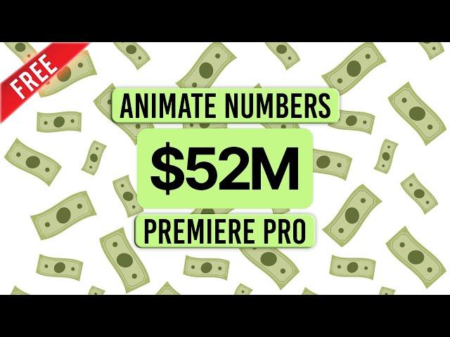 Money counting effect 2.0 | premiere pro 2025